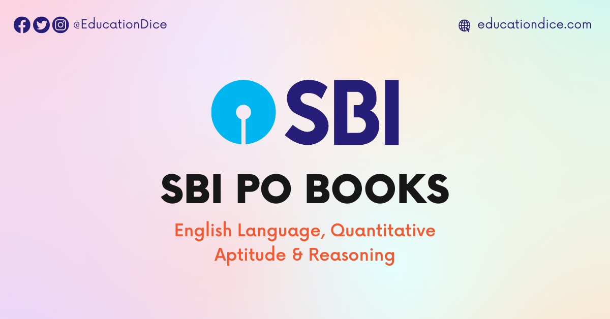SBI PO Books 2022: Best Books for SBI PO Examination
